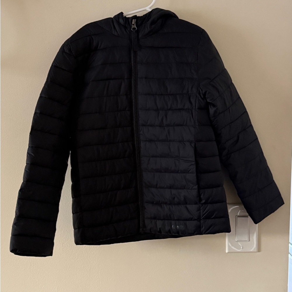 {Lands End}-Size S 6/7-Black Light Winter Coat